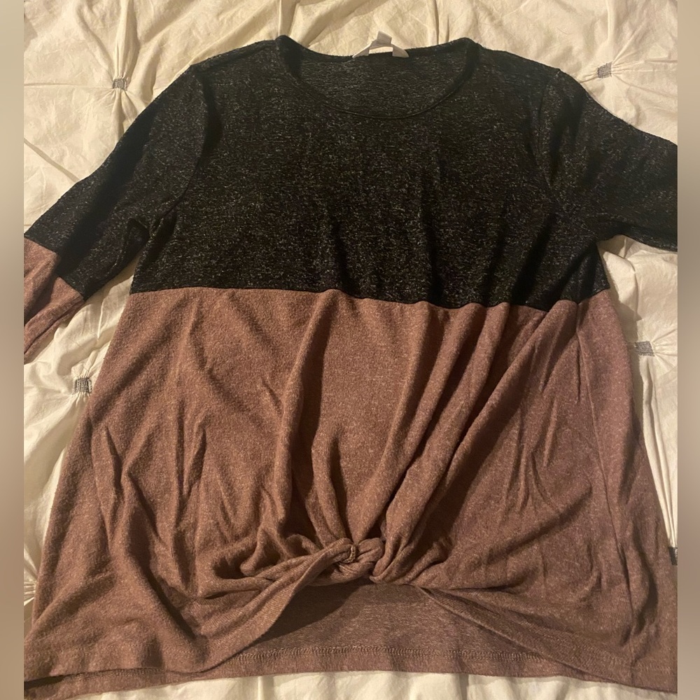 Market & Spruce super soft tie sweater